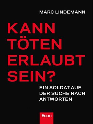 cover image of Kann Töten erlaubt sein?